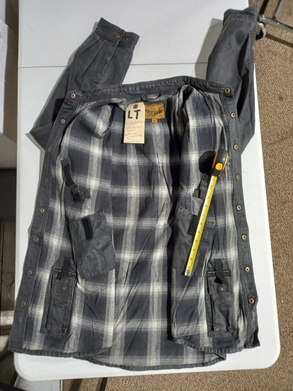 Bountyman Concealed Carry Shirt Jacket - Black | LT - Picture 4 of 8